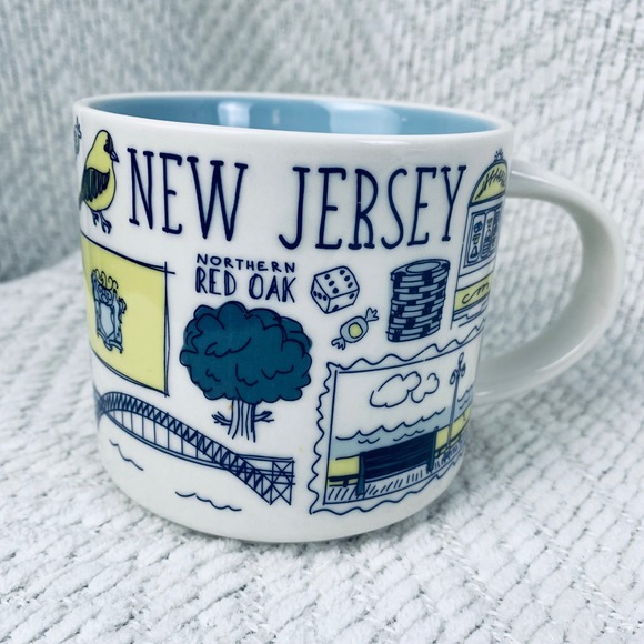 Starbucks Other - Starbucks Coffee Mug 14oz White New Jersey Been There Series Garden State Shore